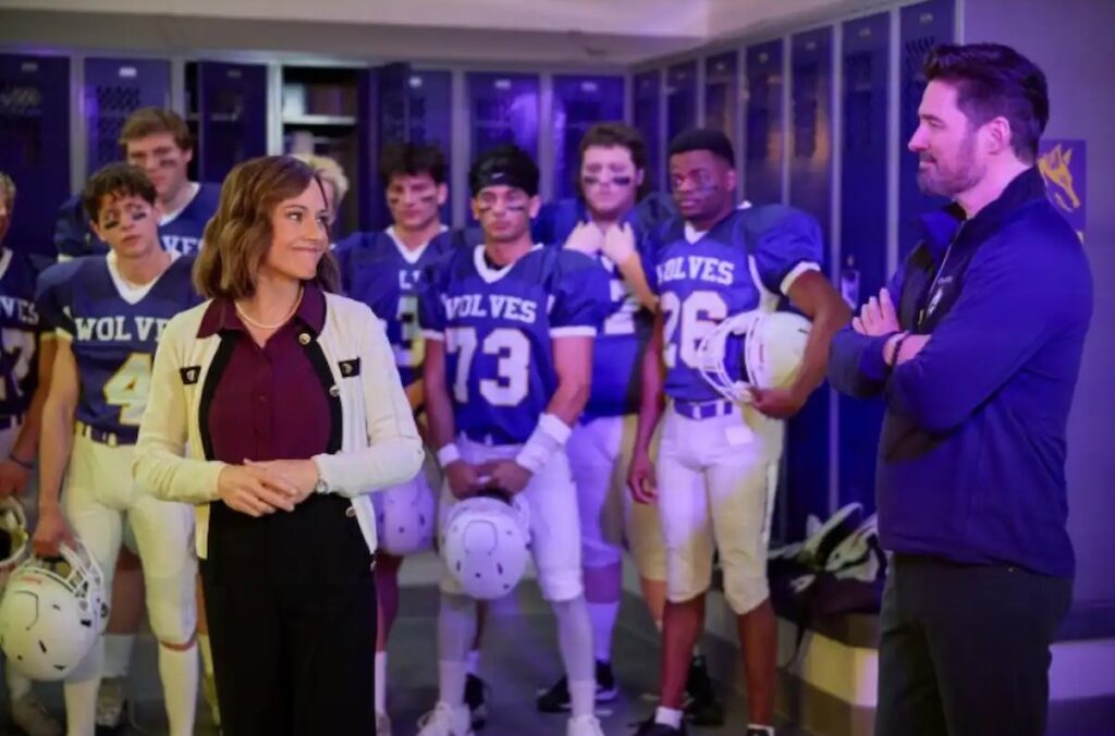 Home Turf filming inside Westminster College, Utah