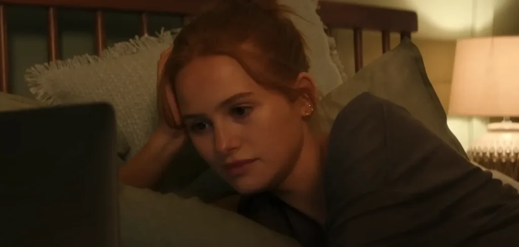 Maintenance Required featuring Madelaine Petsch as Charlie on the movie set