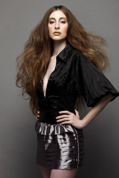 Jessica Ditzel Rogan posing for model photography