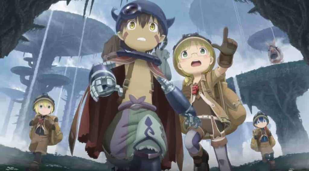 Riko and Reg in Made in Abyss anime