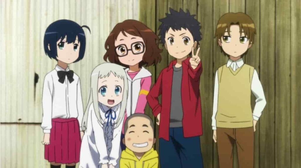 Anohana: The Flower We Saw That Day anime characters