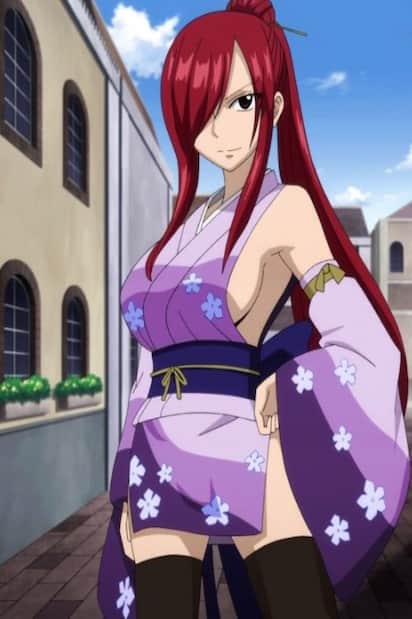 Erza Scarlet from Fairy Tail anime series