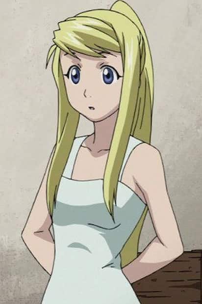 Winry Rockbell from Fullmetal Alchemist as a best female anime character