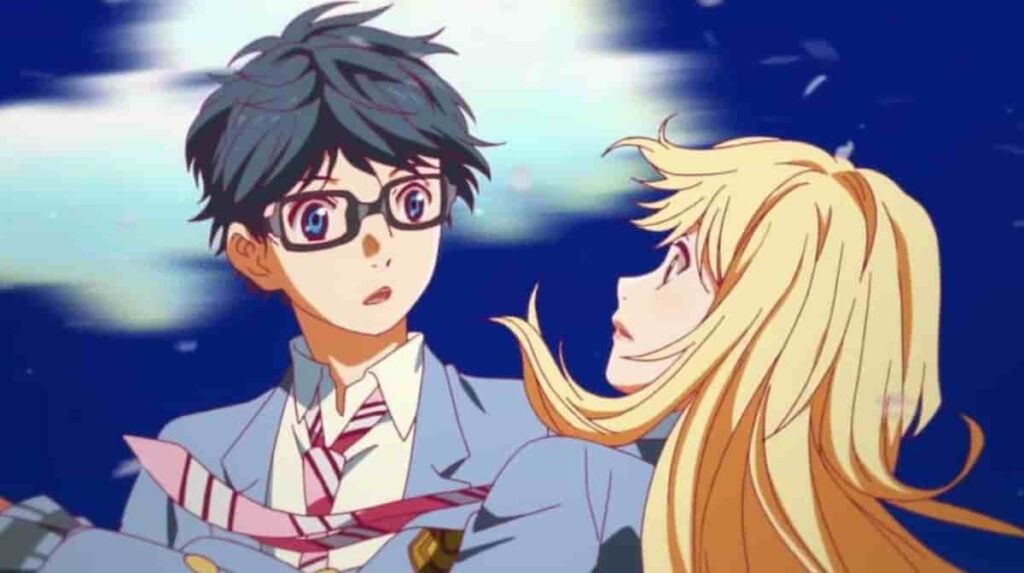 Your Lie in April is a sad romantic anime