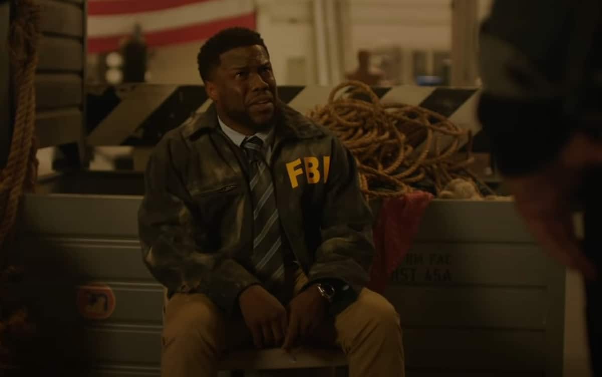 Kevin Hart in Die Hart movie that is free on ROKU