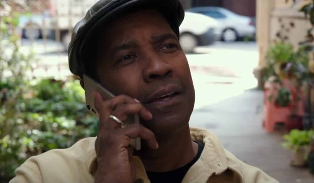 Denzel Washington as Robert McCall in The Equalizer 2 movie