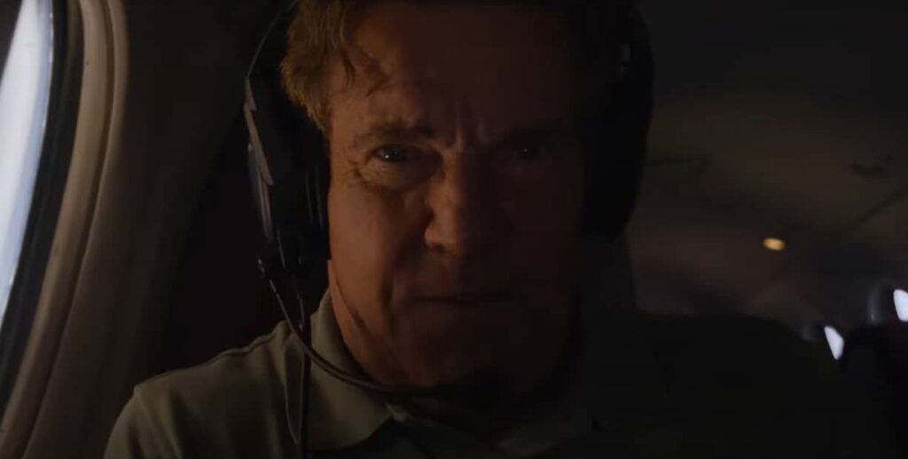 On A Wing And A Prayer featuring Dennis Quaid as pilot Doug White