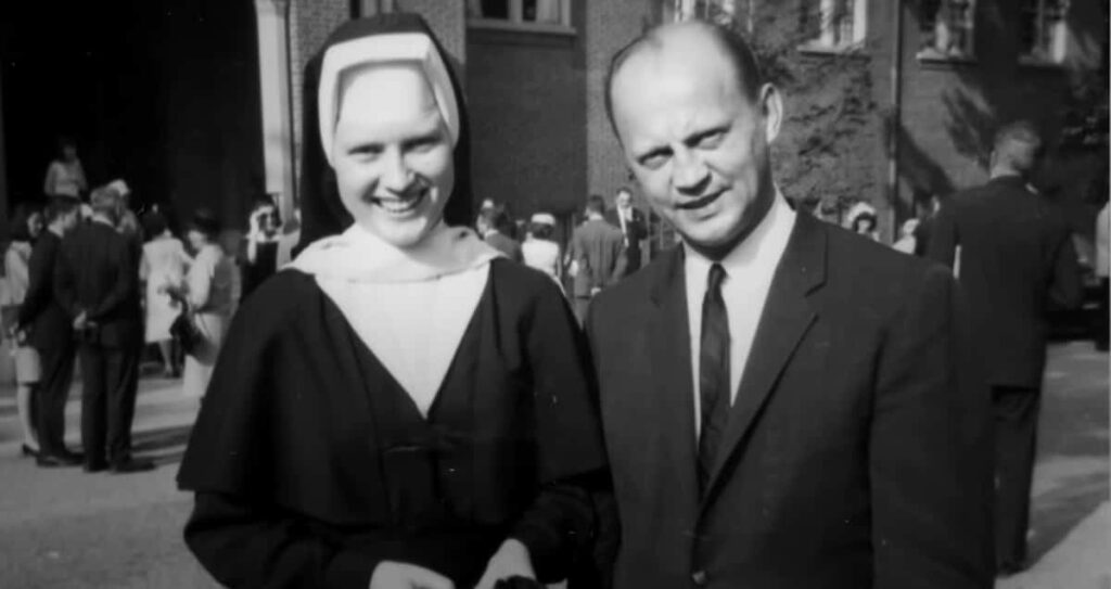 The Keepers showing Sister Cathy with Priest A Joseph Maskell
