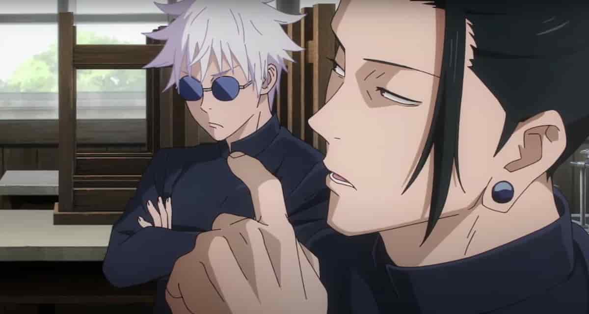 JJK Season 2 episode 5 showing Gojo and Geto