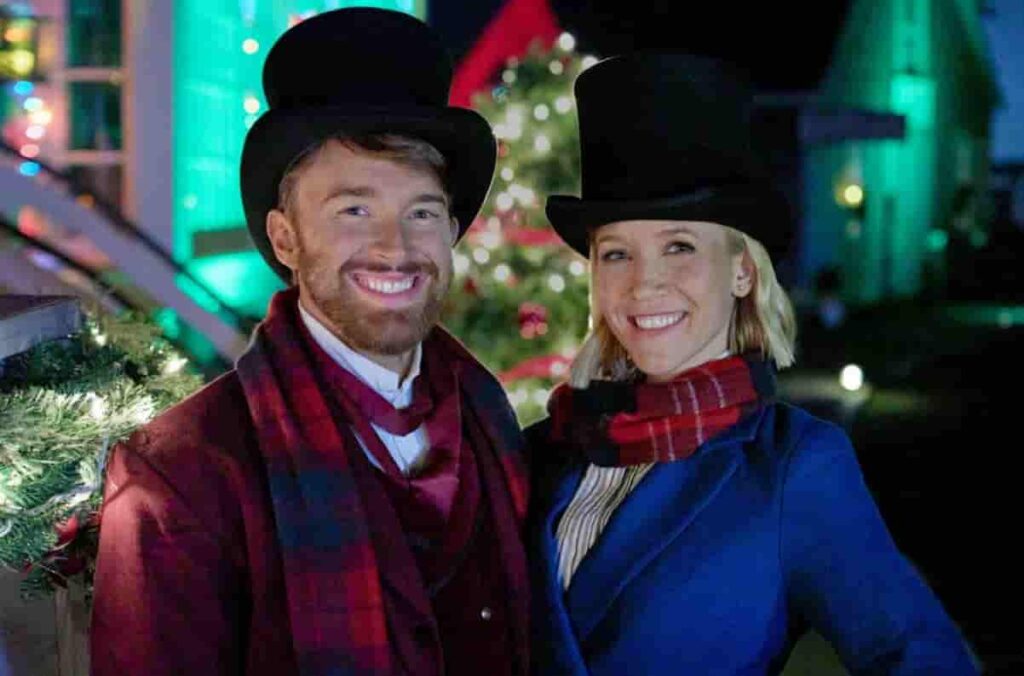 Juniper and Massey in Mystic Christmas cast
