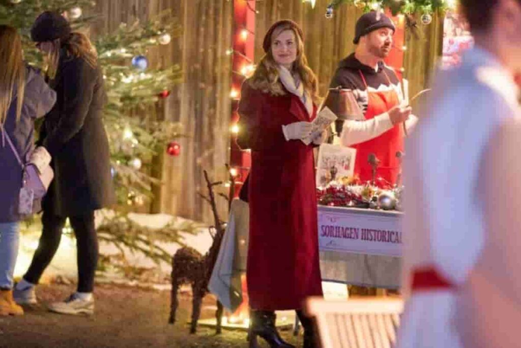 Brooke D'Orsay as Charlotte in A Not So Royal Christmas movie