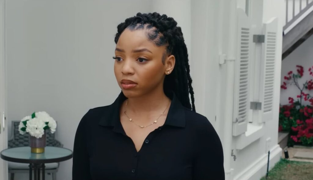 Chloe Bailey as Laila Calloway in Strung movie